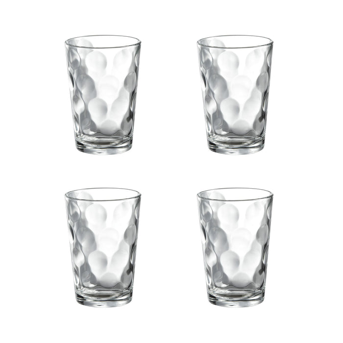 Lot de 4 Gobelets 20cl Club en Verre Transparent