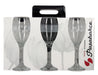 Lot de 6 Verres à Pied Graphisme 24.5cl Satiné Mat