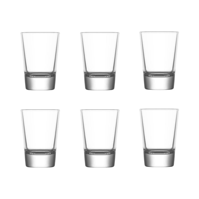 Lot de 6 Verrines Boston 6.2cl en Verre Transparent