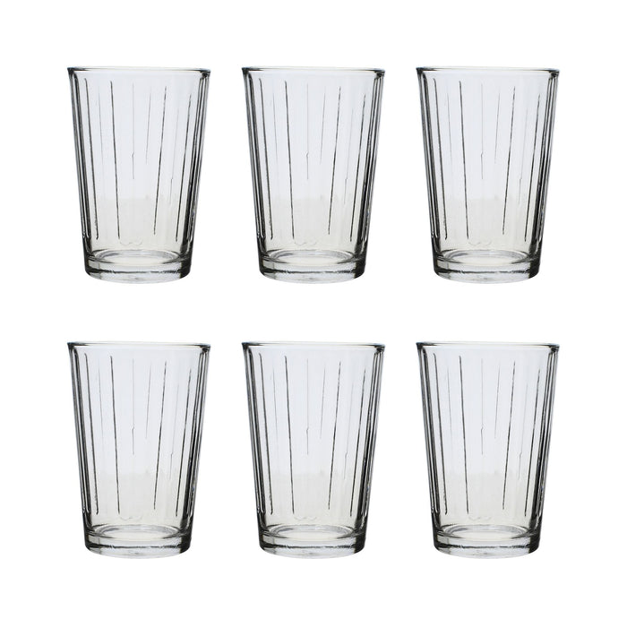 Lot de 6 Gobelets Linea 20cl en Verre Transparent