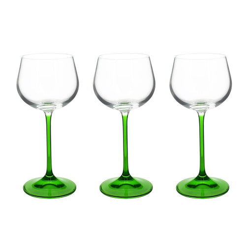 Lot de 3 Verres à Pied Vin du Rhin 16.5cl en Cristallin