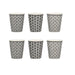 Lot de 6 Gobelets à Café Graphik 10cl en Porcelaine New Bone