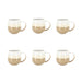 Lot de 6 Mugs Riga Beige 44cl en Grès