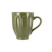 Lot de 6 Mugs Bistrot 280ml en Faïence Kaki