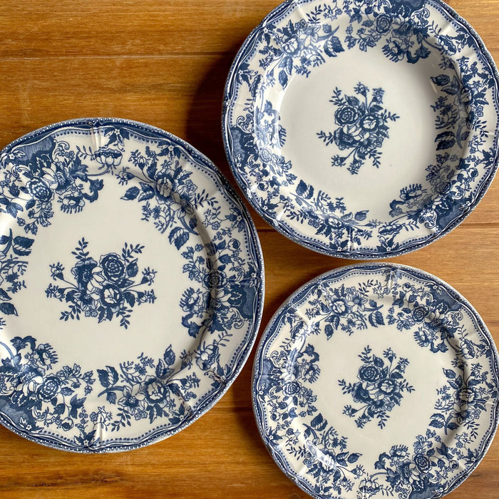 Lot de 6 assiettes plates 26cm en grès Faustine