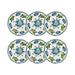 Lot de 6 assiettes plates Gardenia 27cm en grès