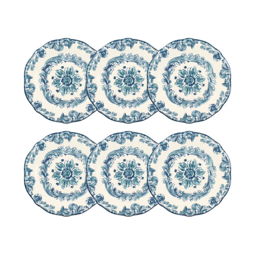 Lot de 6 assiettes plates Novelo 26cm en grès